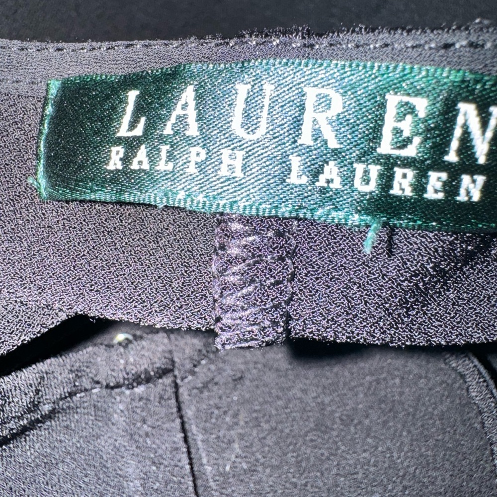 Women’s Black Lauren Ralph Lauren Blouse Preppy - Picture 5 of 9